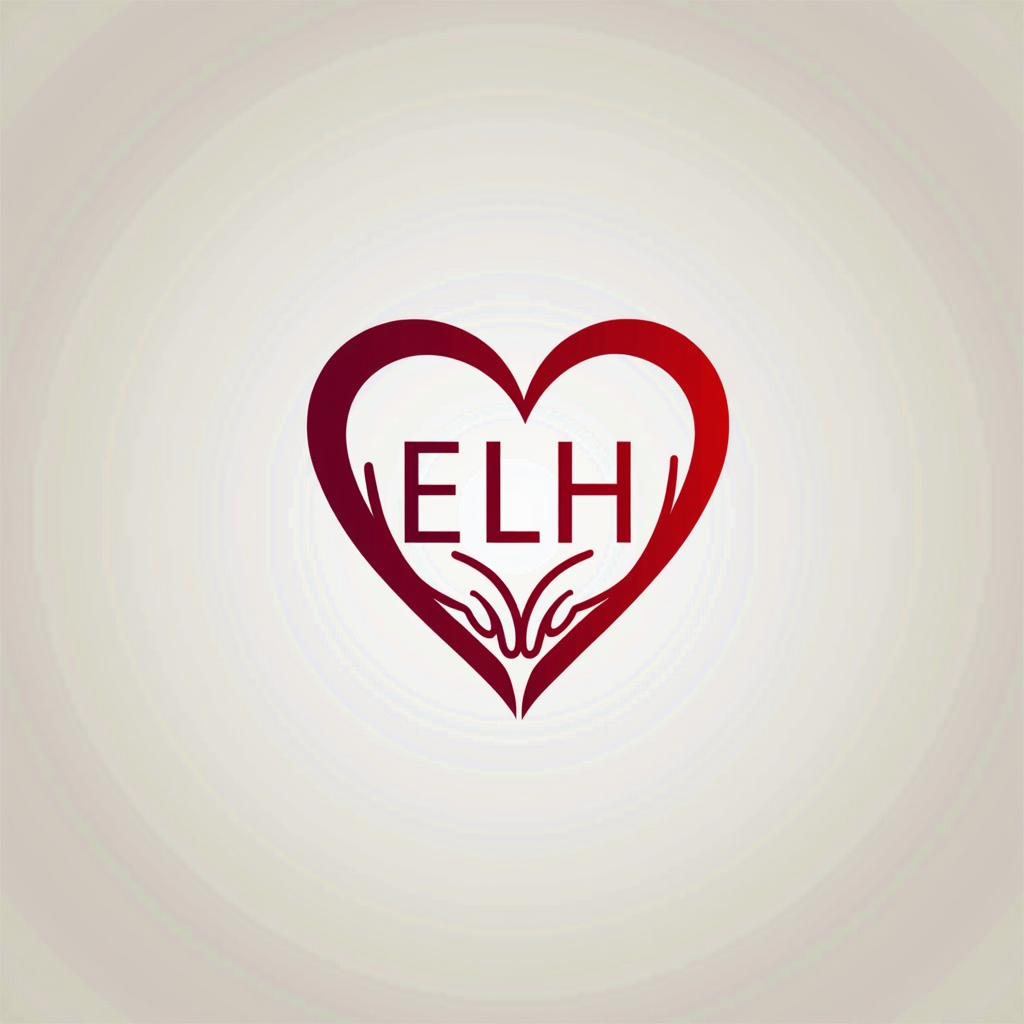 ELH Foundation - Philanthropy, Grantmaking, and Voluntarism logo featuring a stylized heart and hands symbol representing compassion and community support
